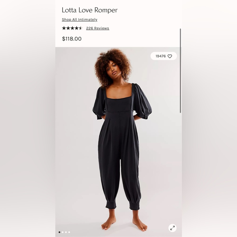 FP Intimately Lotta Love Romper